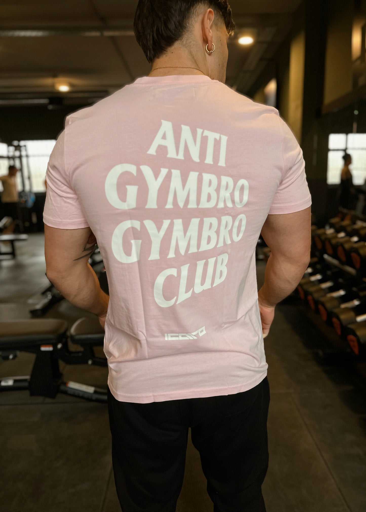 ANTI GYMBRO GYMBRO CLUB T SHIRT PINK