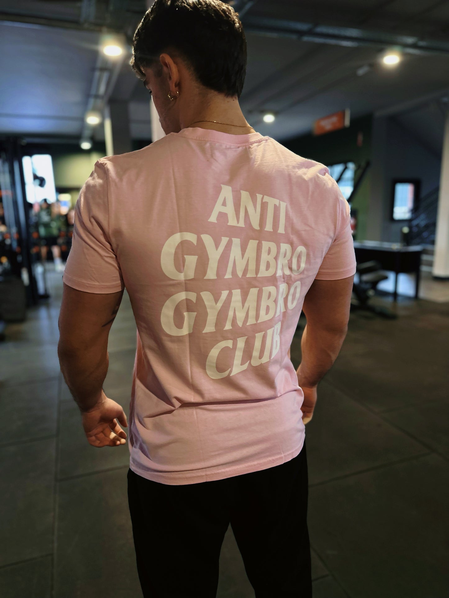 ANTI GYMBRO GYMBRO CLUB T SHIRT PINK