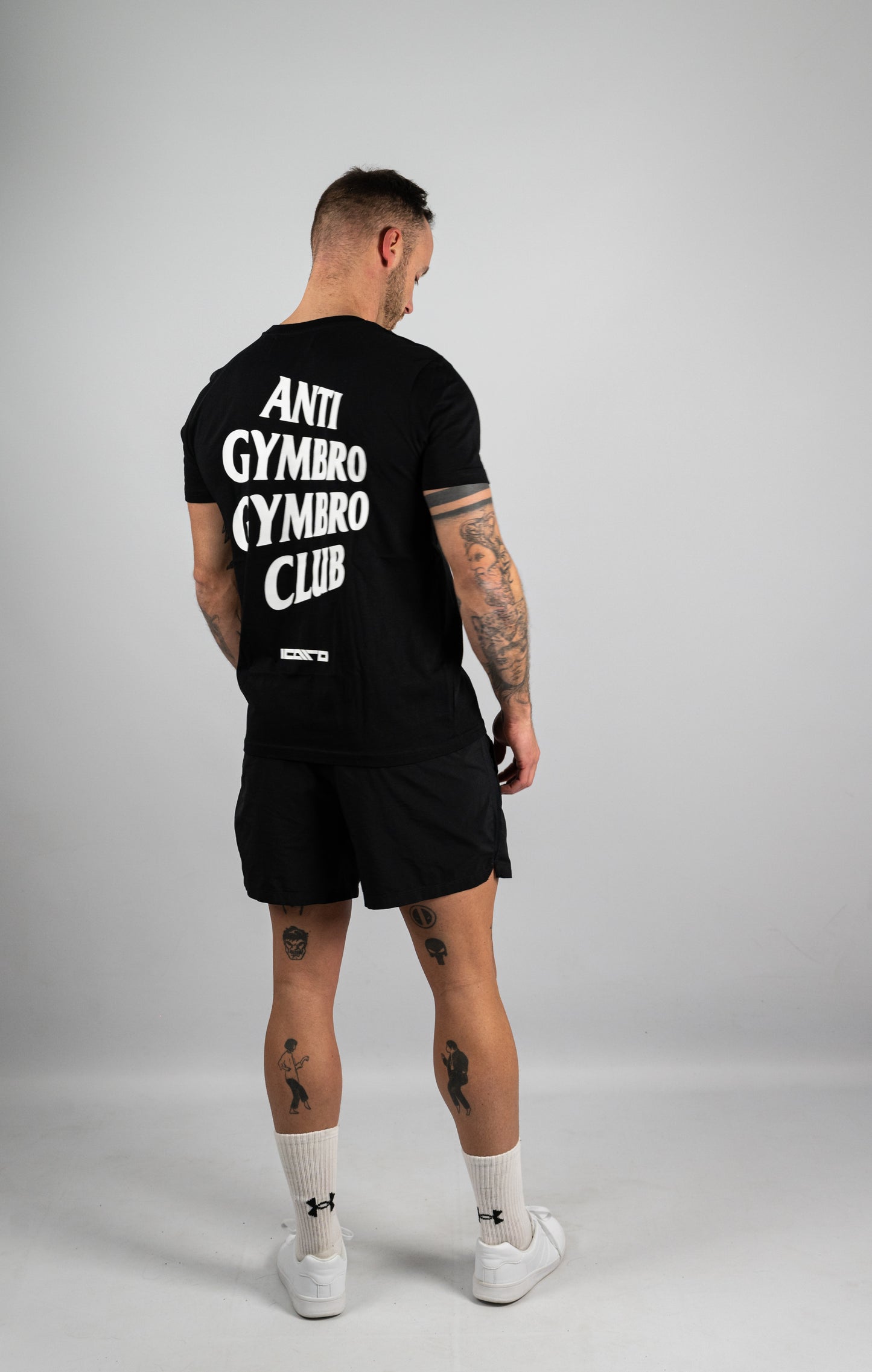 ANTI GYMBRO GYMBRO CLUB T SHIRT BLACK