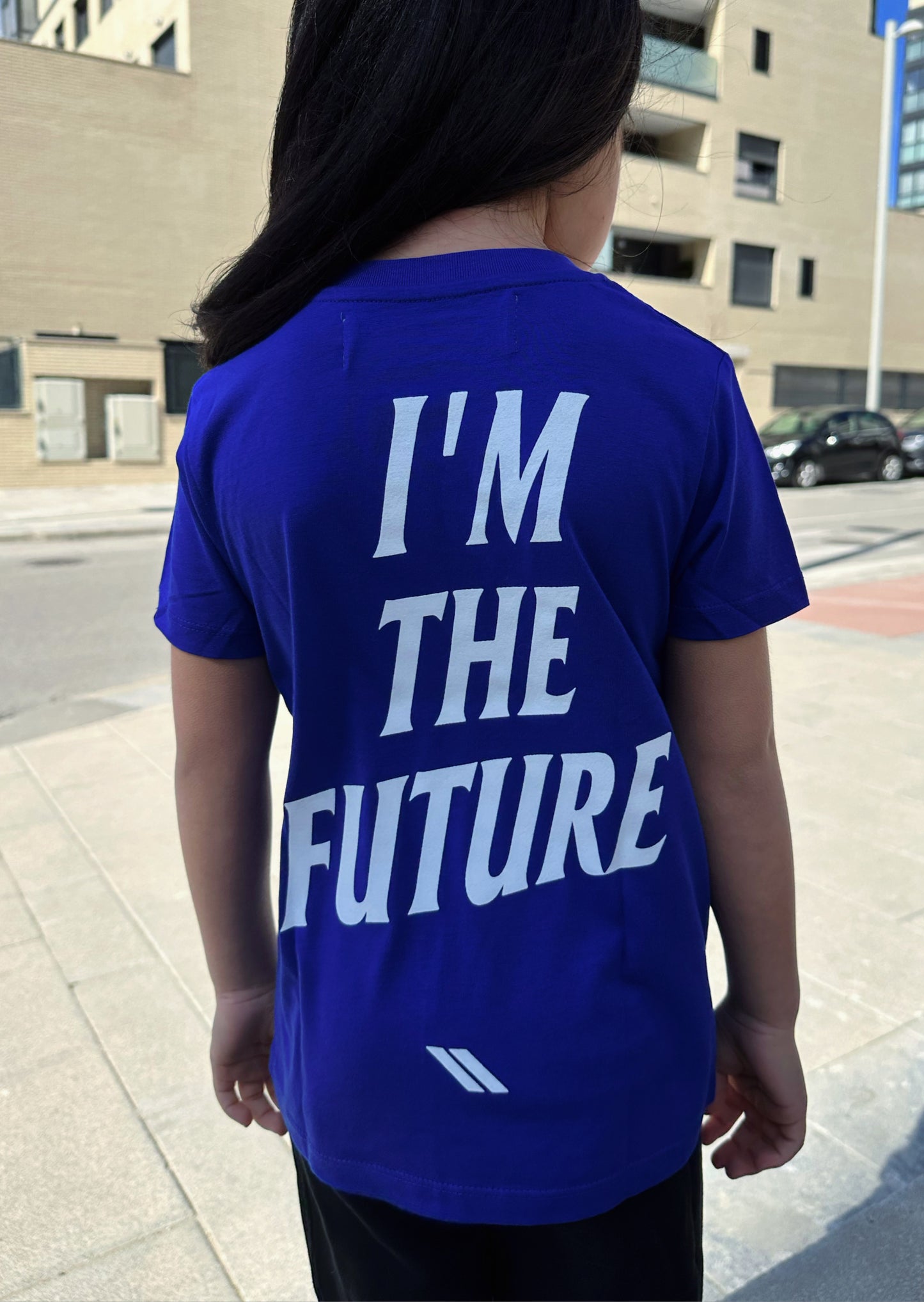 I´M THE FUTURE KIDS T SHIRT ROYAL BLUE