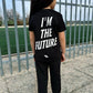 I´M THE FUTURE KIDS T SHIRT BLACK