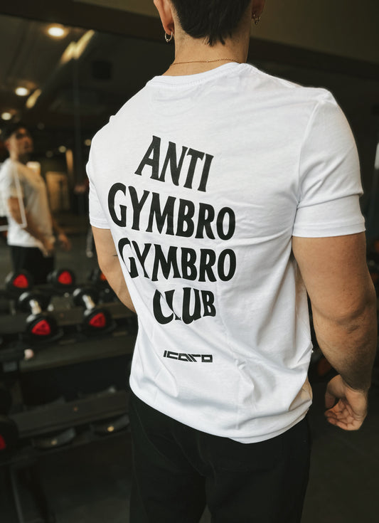 ANTI GYMBRO GYMBRO CLUB T SHIRT WHITE